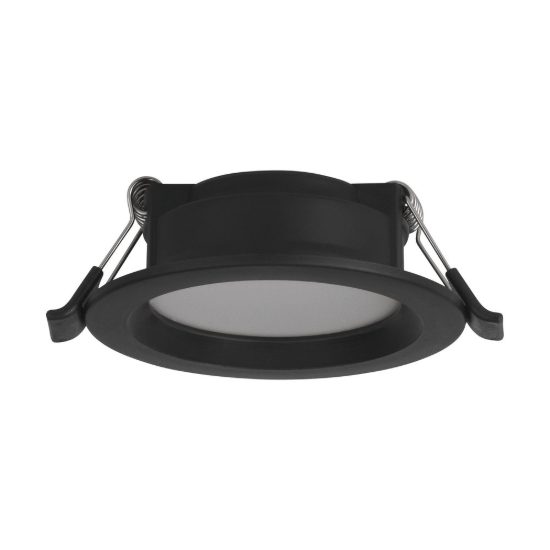 Eglo idun e faretto da incasso per cartongesso 4w 3000k foro 7-8cm nero confezione da 24 pezzi