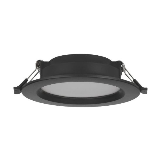 Eglo idun e faretto da incasso per cartongesso 7w 3000k foro 10-11cm nero confezione da 20 pezzi