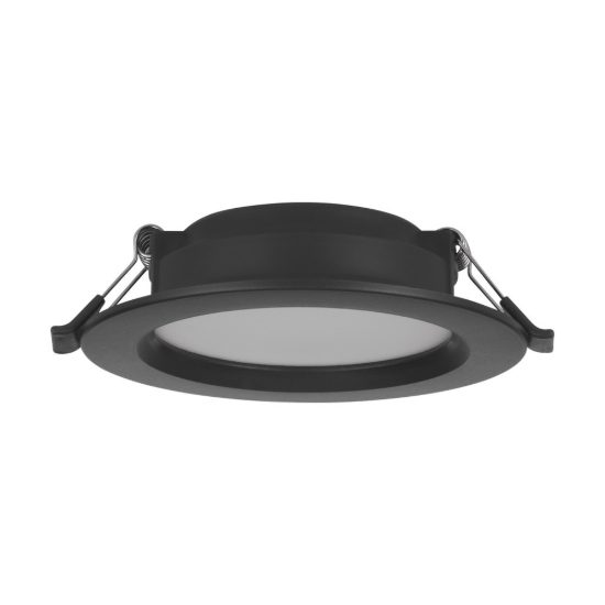 Eglo idun e faretto da incasso per cartongesso 7w 4000k foro 10-11cm nero confezione da 20 pezzi