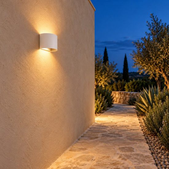 Eglo barcarola e applique da esterno led 4,5w 4000k 13cm ip44 bianca confezione da 16 pezzi