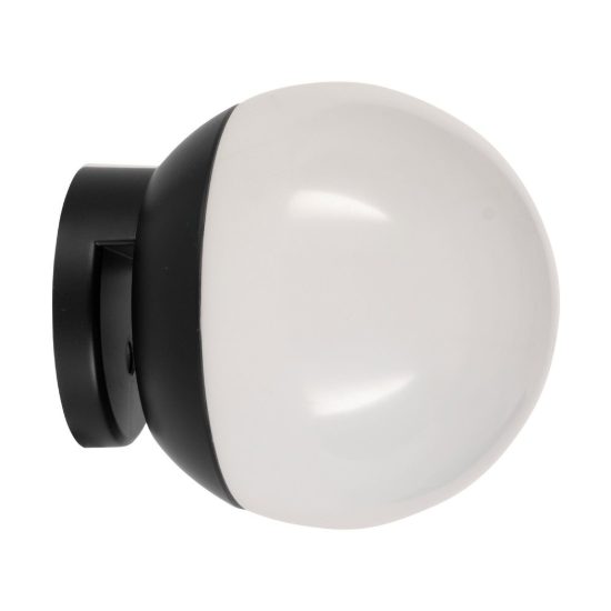 Eglo cerveteri e applique per specchio bagno led 4,4w 4000k 9cm ip44 nera confezione da 12 pezzi