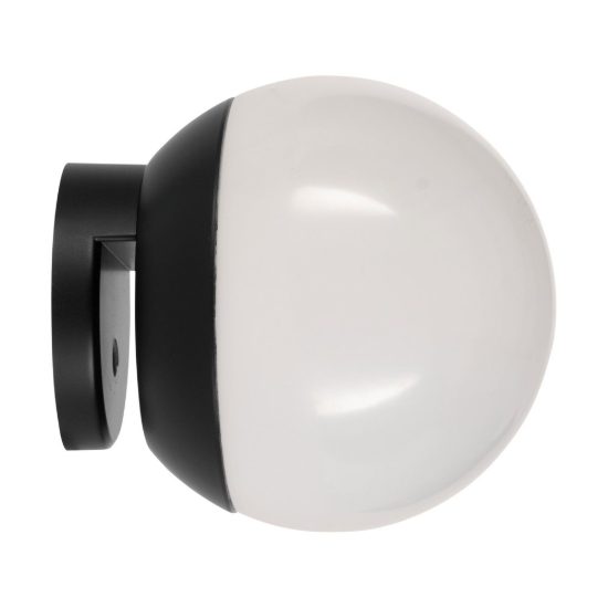 Eglo cerveteri e applique per specchio bagno led 4,4w 4000k 9cm ip44 nera confezione da 12 pezzi