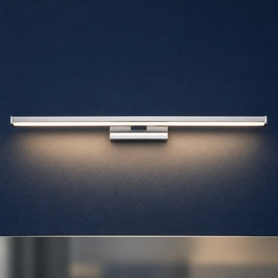 Eglo galenzana e applique per specchio bagno 11w 4000k 60cm cromo e argento confezione da 10 pezzi
