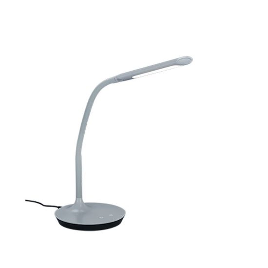 Lampada da scrivania led 5w 3000k 4000k 5000k touch dimmerabile flessibile per ufficio grigia