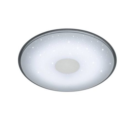 Plafoniera led 21,5w cct 3000k 5500k con telecomando per soggiorno moderna rotonda bianca