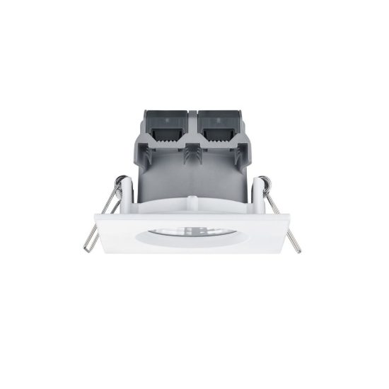 Faretto da incasso per cartongesso led 5,5w 3000k dimmerabile ip65 quadrato bianco opaco