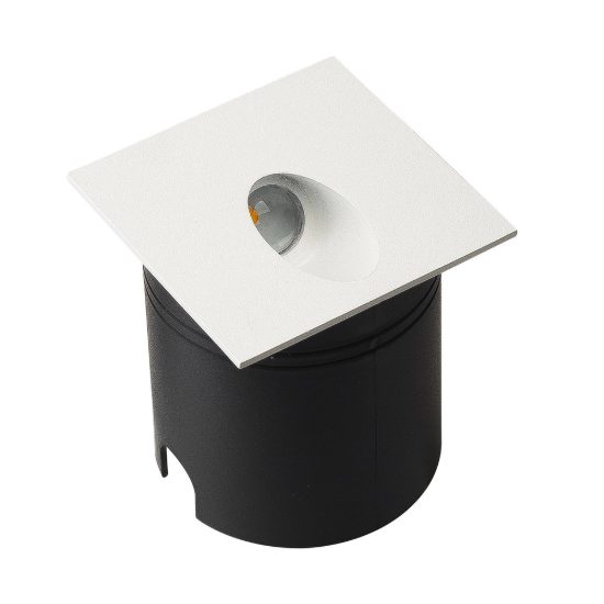 Segnapasso da esterno led 3w 3000k ip65 bianco sabbiato