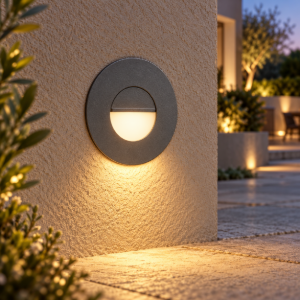 Segnapasso led 3w 3000k da esterno ip65 antracite