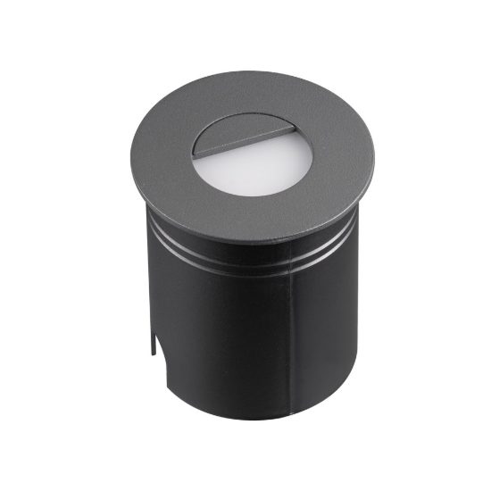 Segnapasso led 3w 3000k da esterno ip65 antracite