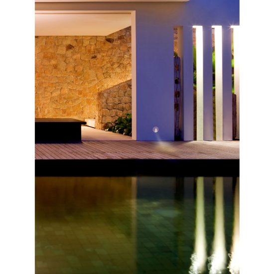 Segnapasso led 3w 3000k da esterno ip65 antracite