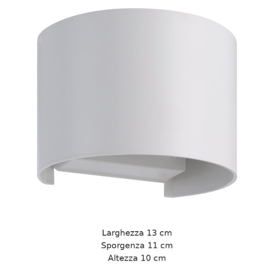 Eglo barcarola e applique da esterno led 4,5w 4000k 13cm ip44 nera confezione da 16 pezzi