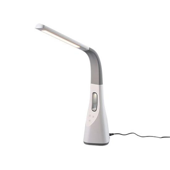 Lampada da scrivania led 5w 3000k 4000k 5000k con ventilatore ricarica usb bianca