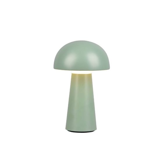 Lampada da tavolino ricaricabile da esterno led 2w 3000k touch ip44 moderna verde pistacchio