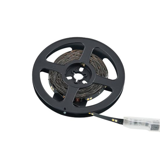 Striscia led 17,5w cct 3000k 6500k con telecomando 5m tagliabile nera