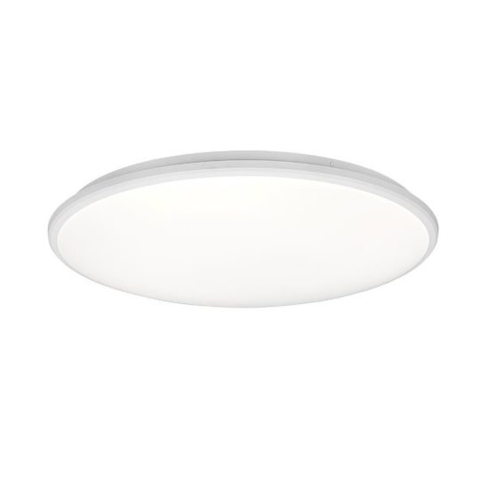 Plafoniera led 34w 4000k per soggiorno moderna rotonda bianca