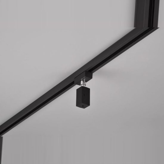 Adattatore per binario bifase per lampade a sospensione nero