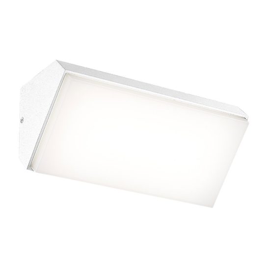 Applique led 9w 3000k da esterno ip65 moderna bianca