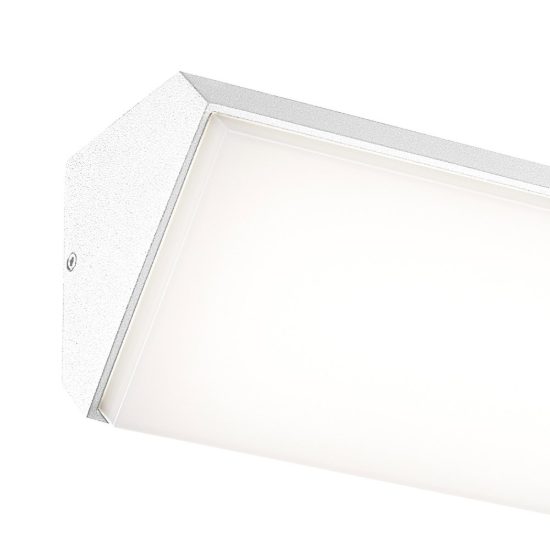 Applique led 9w 3000k da esterno ip65 moderna bianca