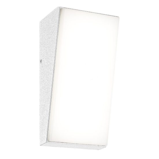 Applique da esterno led 3000k moderna bianca ip65