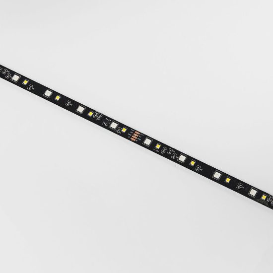 Striscia led 10w 3000k rgb con telecomando controllo del suono 3m tagliabile nera