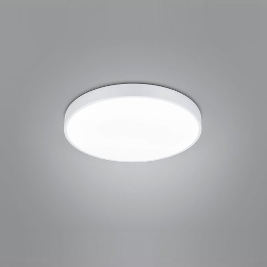 Plafoniera led 52,5w 2300k 3000k 4000k dimmerabile per soggiorno moderna rotonda bianca