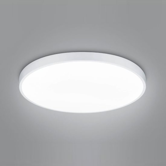Plafoniera led 102w 2300k 3000k 4000k dimmerabile per soggiorno moderna rotonda bianca