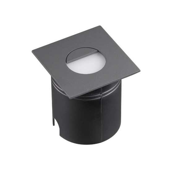 Segnapasso moderno da esterno ip65 led 3w 3000k antracite