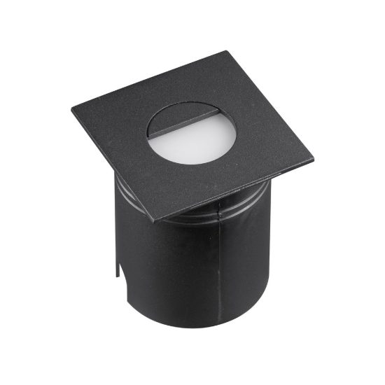 Segnapasso nero da esterno sabbiato led 3w 3000k ip65