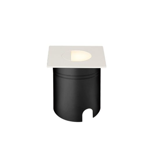 Segnapasso da esterno bianco opaco ip65 led 3w 3000k