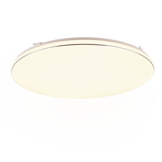 Plafoniera led 46w 3000k per soggiorno moderna rotonda bianca