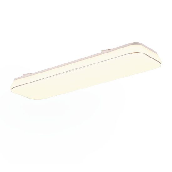 Plafoniera led 28w 3000k per corridoio moderna rettangolare bianca