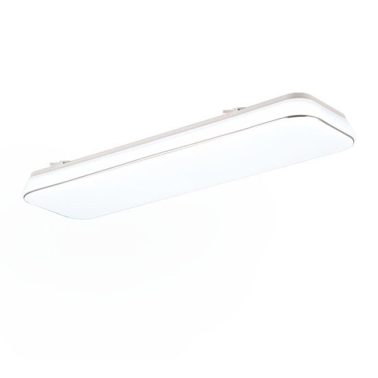 Plafoniera led 28w 4000k per corridoio moderna rettangolare bianca