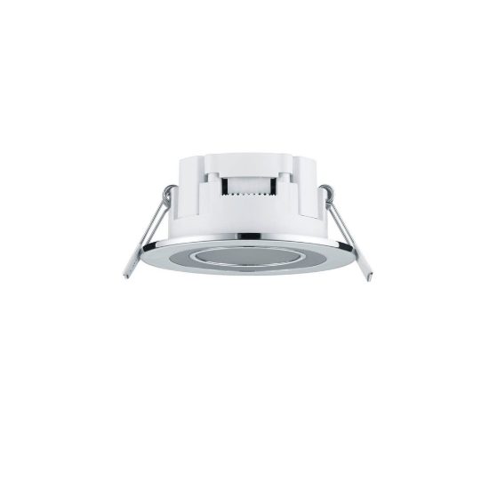 Faretto da incasso per cartongesso per soggiorno led 5w 3000k tripla accensione rotondo cromo