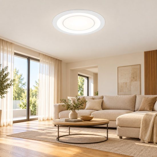 Faretto da incasso per cartongesso per salotto led 10w 3000k tripla accensione rotondo bianco opaco