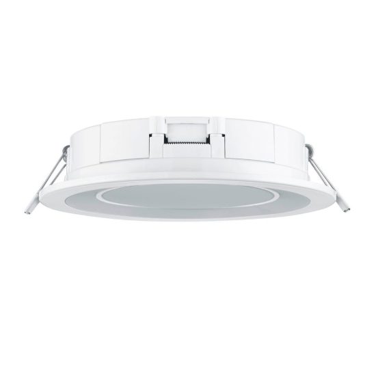 Faretto da incasso per cartongesso per salotto led 10w 3000k tripla accensione rotondo bianco opaco