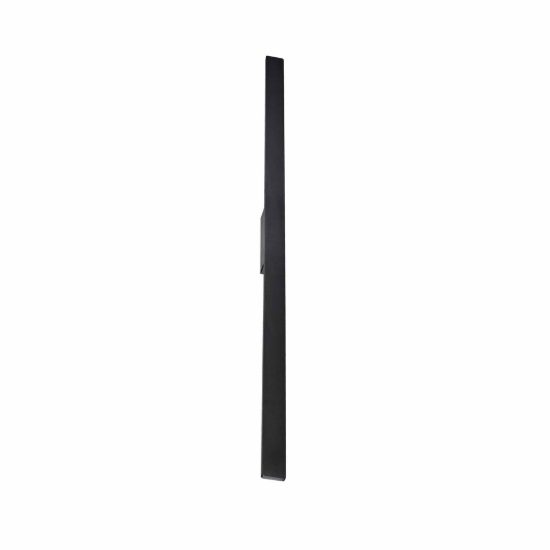Applique da esterno moderna lineare nera led 20w 3000k ip54 121cm