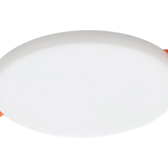 Eglo rapita faretto da incasso per cartongesso led 11,5w 3000k ip65 foro 6,8cm rotondo bianco