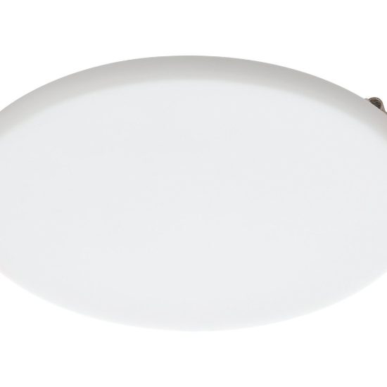 Eglo rapita faretto da incasso per cartongesso led 18w 3000k ip65 foro 6,8cm rotondo bianco