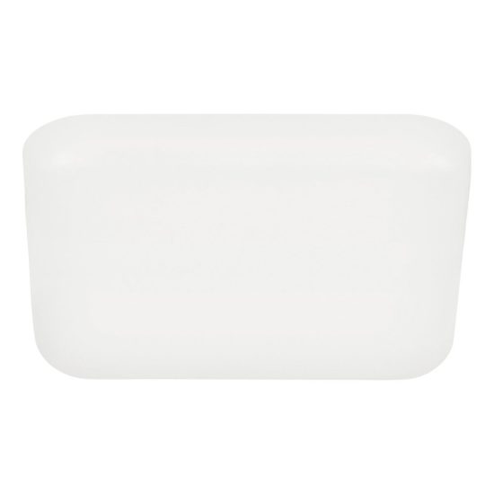 Eglo rapita faretto da incasso per cartongesso led 4,5w 3000k ip65 foro 6,8cm quadrato bianco
