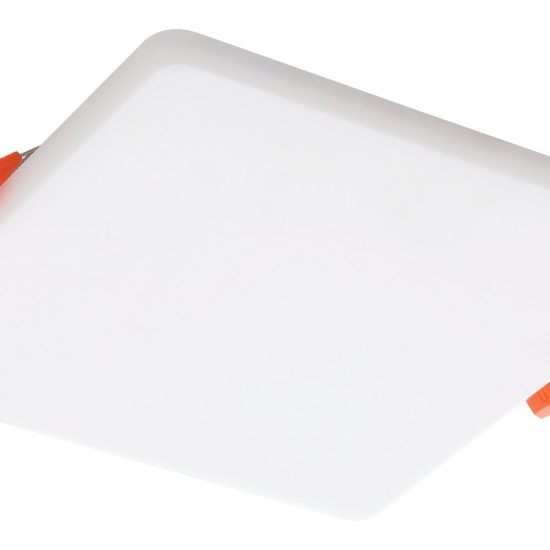 Eglo rapita faretto da incasso per cartongesso led 18w 3000k ip65 foro 6,8cm quadrato bianco