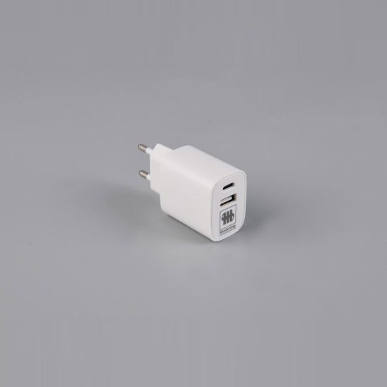 Adattatore di alimentazione per cavo usb usb-c bianco