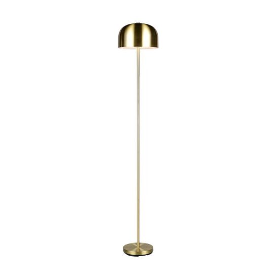 Lampada da terra ricaricabile led 2,5w 3000k touch per soggiorno moderna ottone satinato