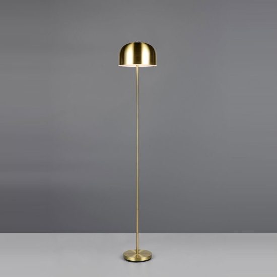 Lampada da terra ricaricabile led 2,5w 3000k touch per soggiorno moderna ottone satinato