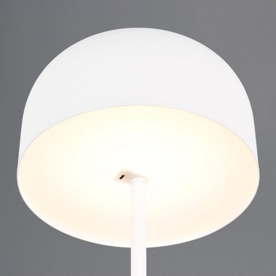 Piantana ricaricabile led 2,5w 3000k touch per soggiorno moderna bianca