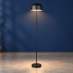 Lampada da terra ricaricabile led 2,5w 3000k touch per soggiorno moderna nera
