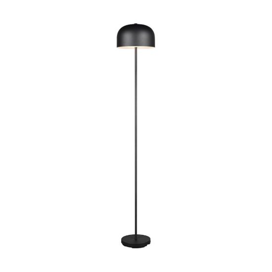 Lampada da terra ricaricabile led 2,5w 3000k touch per soggiorno moderna nera