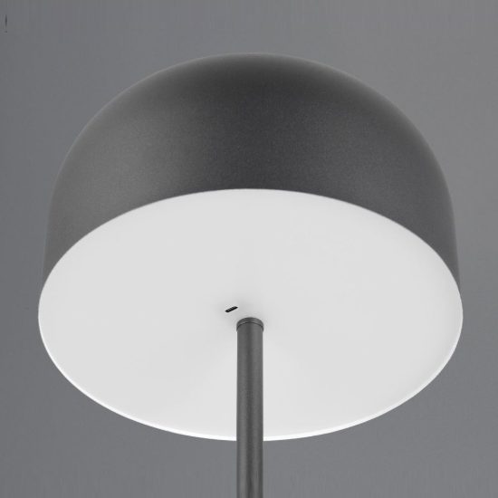 Lampada da terra ricaricabile led 2,5w 3000k touch per soggiorno moderna nera