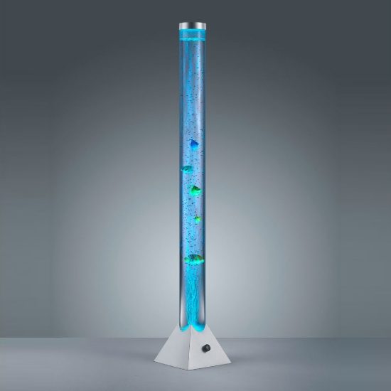 Piantana led rgb per cameretta decorativa con bolle luce colorata titanio
