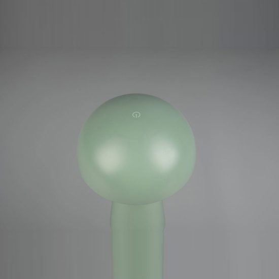 Lampada da tavolino ricaricabile da esterno led 2w 3000k touch ip44 moderna verde pistacchio