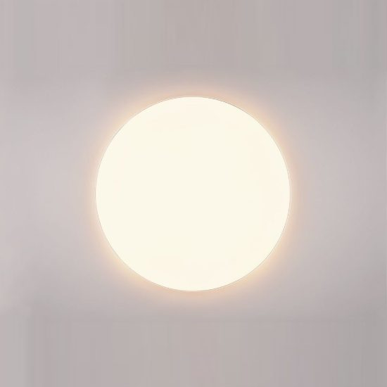 Plafoniera led 46w 3000k per soggiorno moderna rotonda bianca